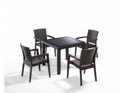 Градински комплект ZENIT set 4 (кафяво)